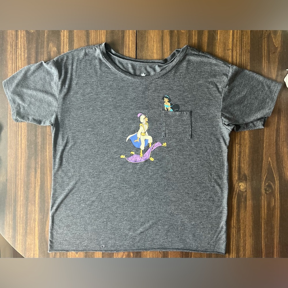 Aladdin Disney Jasmine Pocket Tee Shirt Large